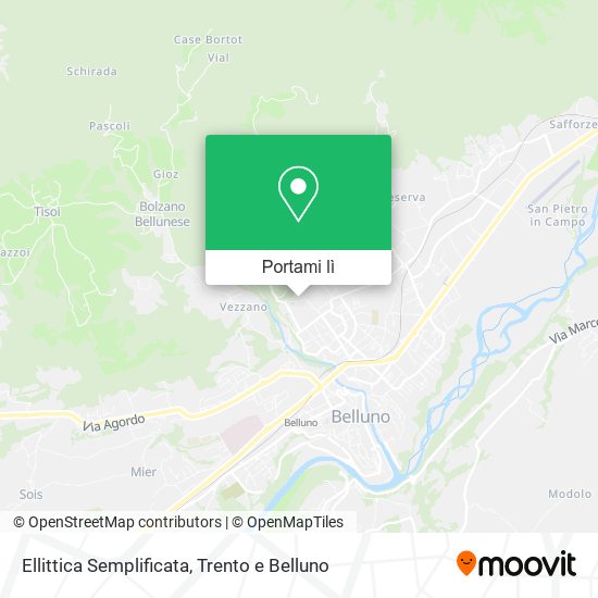 Mappa Ellittica Semplificata