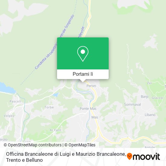 Mappa Officina Brancaleone di Luigi e Maurizio Brancaleone