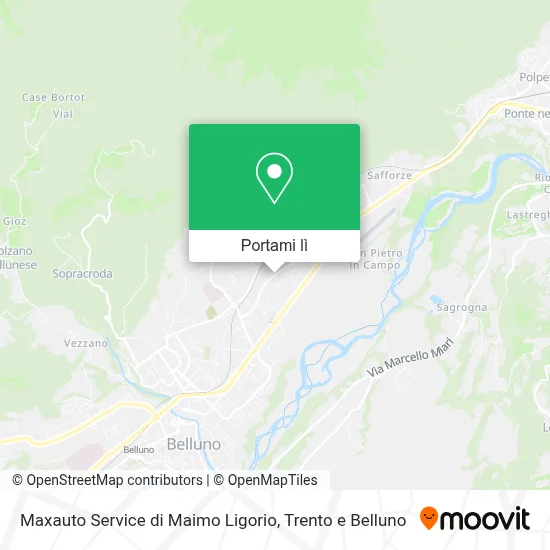 Mappa Maxauto Service di Maimo Ligorio
