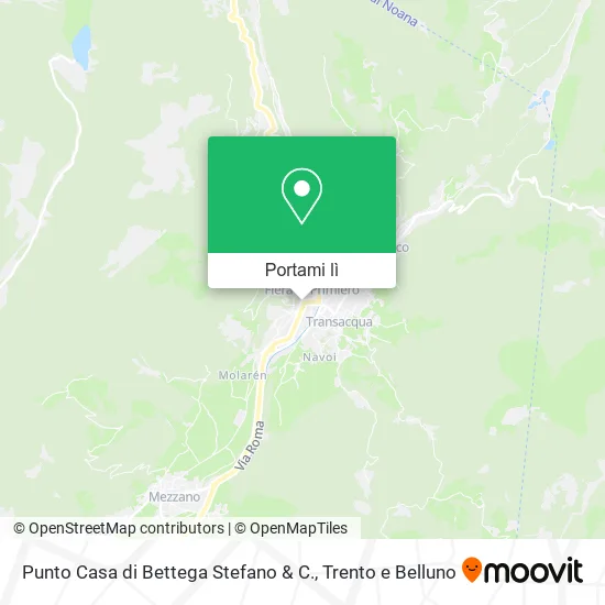 Mappa Punto Casa di Bettega Stefano & C.