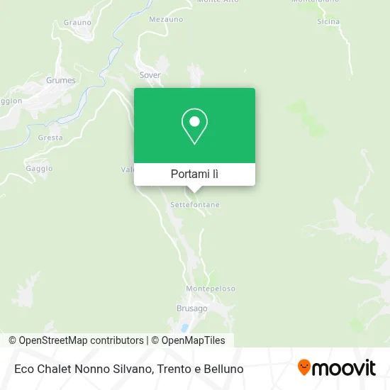 Mappa Eco Chalet Nonno Silvano