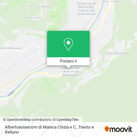 Mappa Albertceolancom di Manica Cinzia e C.