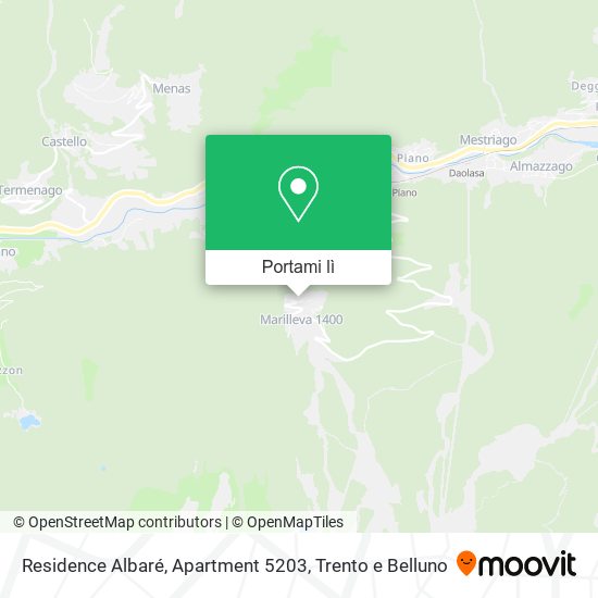 Mappa Residence Albaré, Apartment 5203