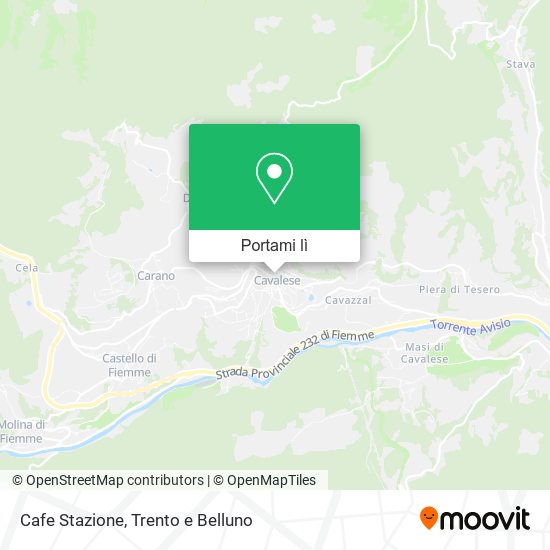 Mappa Cafe Stazione