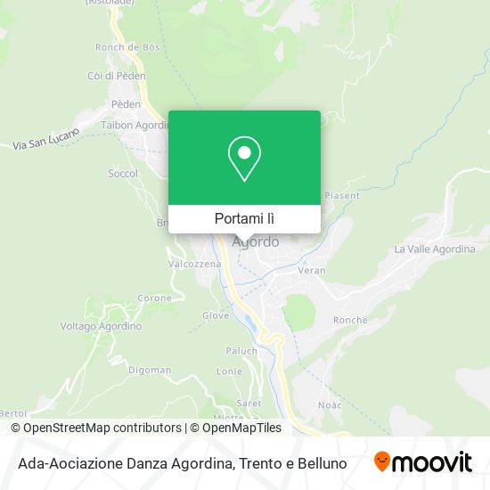 Mappa Ada-Aociazione Danza Agordina