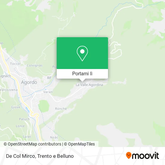 Mappa De Col Mirco