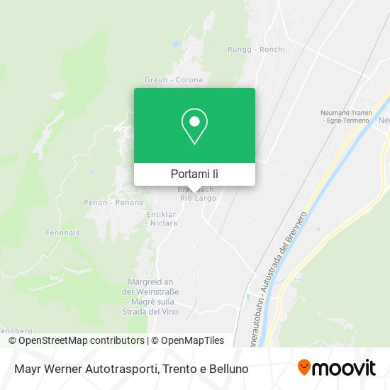 Mappa Mayr Werner Autotrasporti