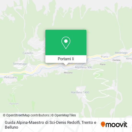 Mappa Guida Alpina-Maestro di Sci-Denis Redolfi