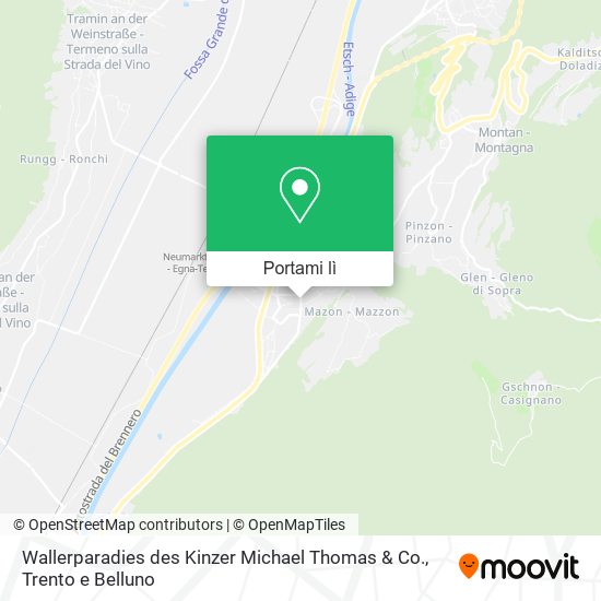 Mappa Wallerparadies des Kinzer Michael Thomas & Co.