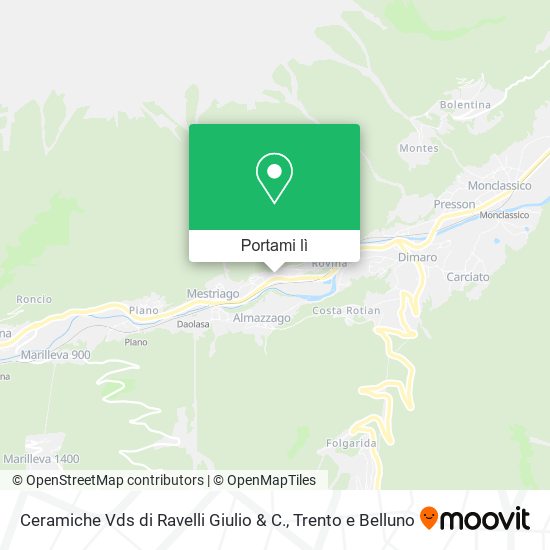 Mappa Ceramiche Vds di Ravelli Giulio & C.