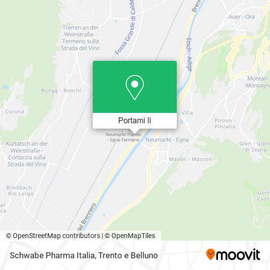 Mappa Schwabe Pharma Italia