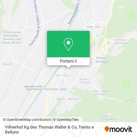 Mappa Villnerhof Kg des Thomas Walter & Co