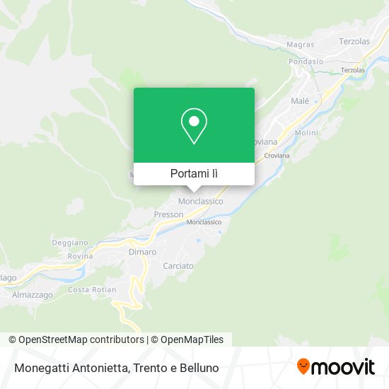 Mappa Monegatti Antonietta