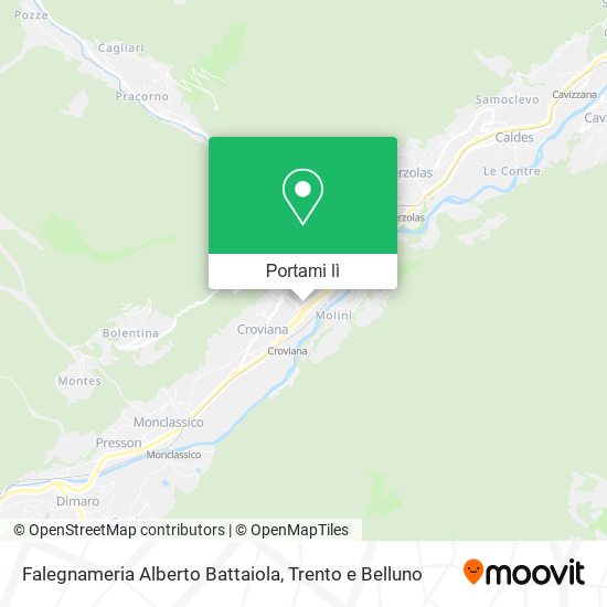 Mappa Falegnameria Alberto Battaiola