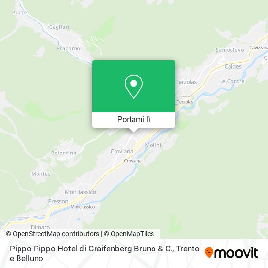 Mappa Pippo Pippo Hotel di Graifenberg Bruno & C.