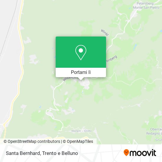 Mappa Santa Bernhard