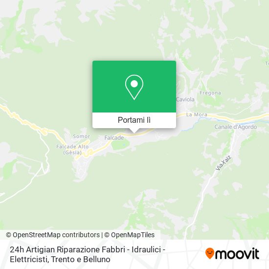 Mappa 24h Artigian Riparazione Fabbri - Idraulici - Elettricisti