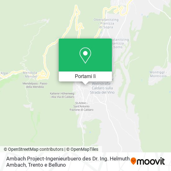 Mappa Ambach Project-Ingenieurbuero des Dr. Ing. Helmuth Ambach