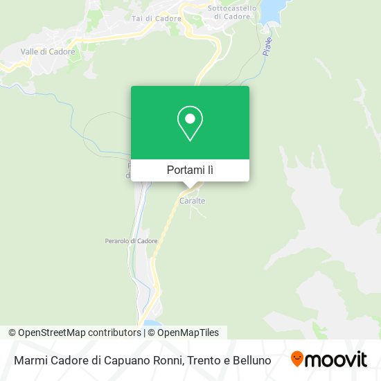 Mappa Marmi Cadore di Capuano Ronni