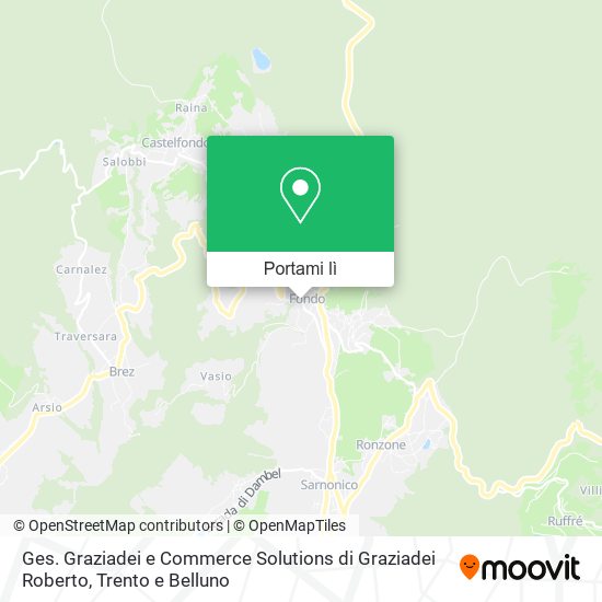 Mappa Ges. Graziadei e Commerce Solutions di Graziadei Roberto