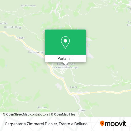 Mappa Carpenteria Zimmerei Pichler