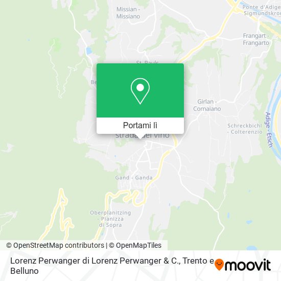 Mappa Lorenz Perwanger di Lorenz Perwanger & C.