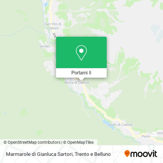 Mappa Marmarole di Gianluca Sartori