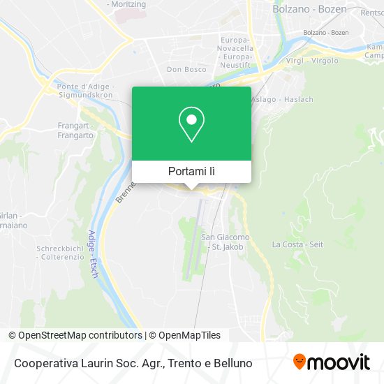 Mappa Cooperativa Laurin Soc. Agr.