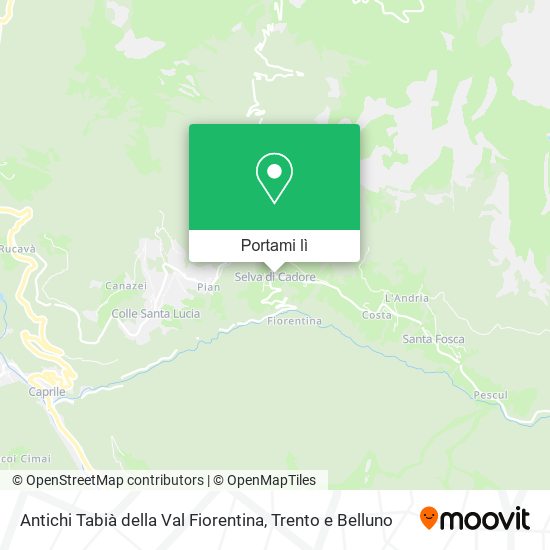 Mappa Antichi Tabià della Val Fiorentina