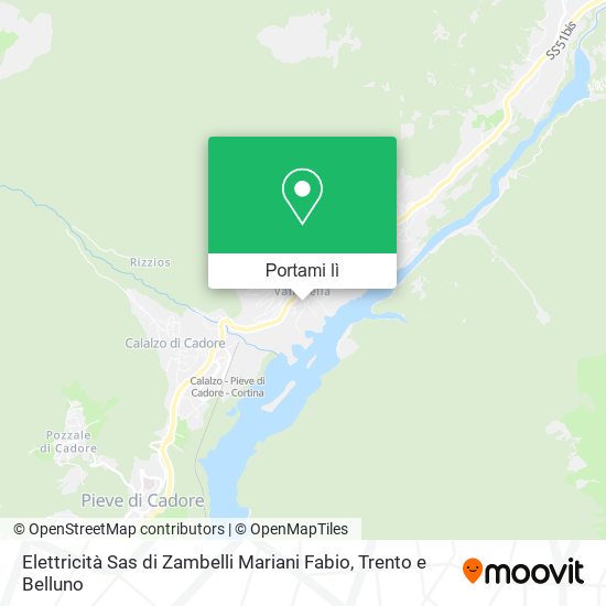 Mappa Elettricità Sas di Zambelli Mariani Fabio
