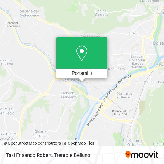 Mappa Taxi Frisanco Robert