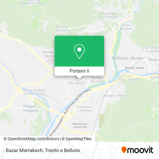 Mappa Bazar Marrakech