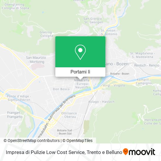 Mappa Impresa di Pulizie Low Cost Service