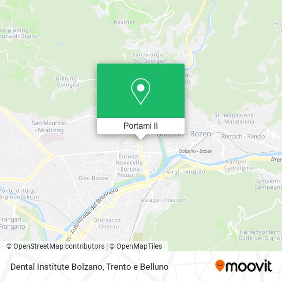 Mappa Dental Institute Bolzano