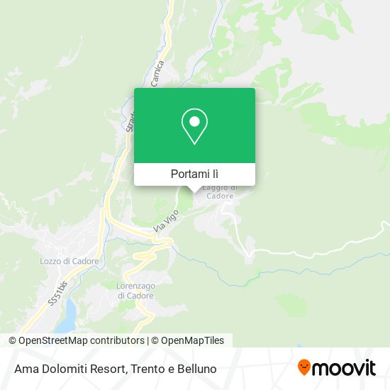 Mappa Ama Dolomiti Resort