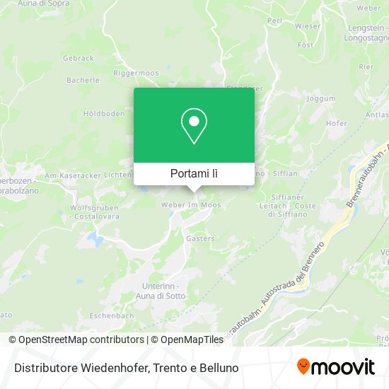 Mappa Distributore Wiedenhofer