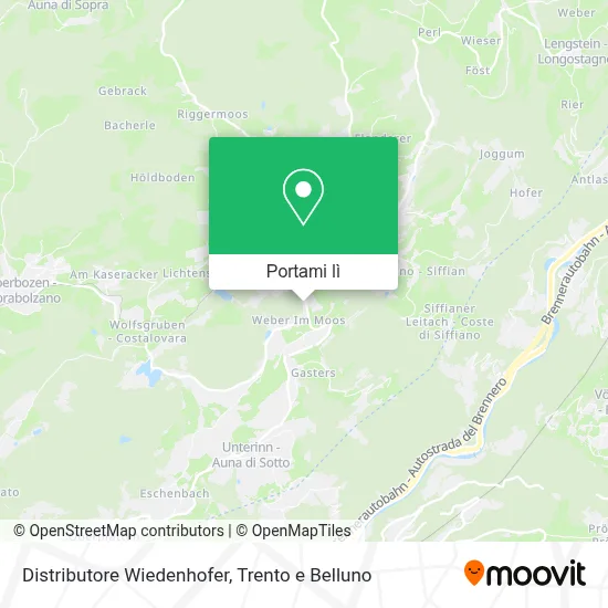 Mappa Distributore Wiedenhofer