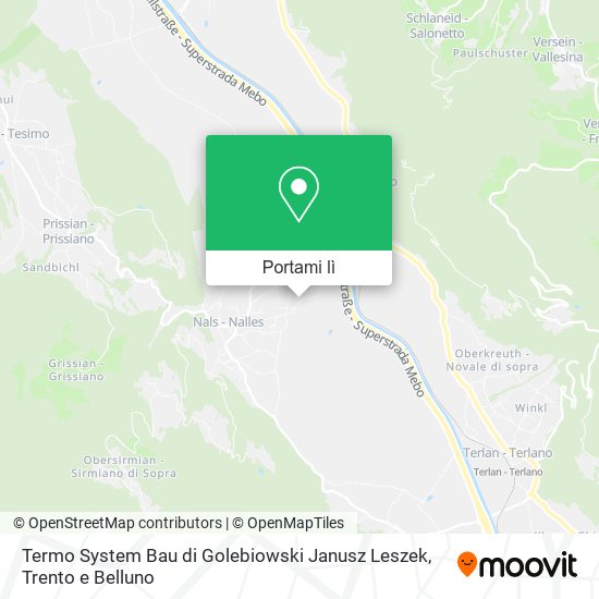 Mappa Termo System Bau di Golebiowski Janusz Leszek