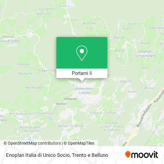 Mappa Enoplan Italia di Unico Socio