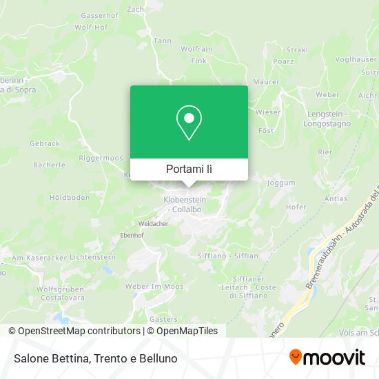 Mappa Salone Bettina