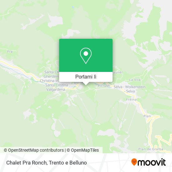 Mappa Chalet Pra Ronch