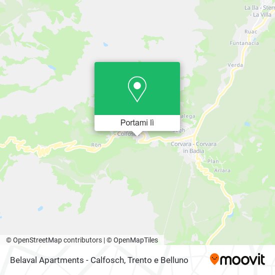 Mappa Belaval Apartments - Calfosch