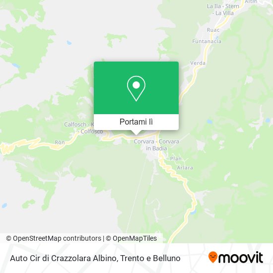 Mappa Auto Cir di Crazzolara Albino
