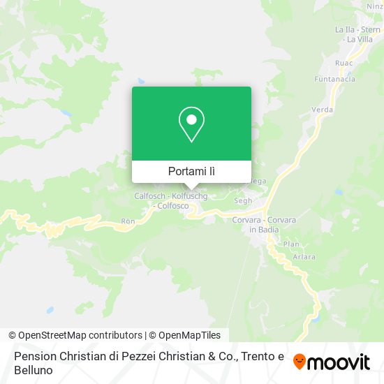 Mappa Pension Christian di Pezzei Christian & Co.