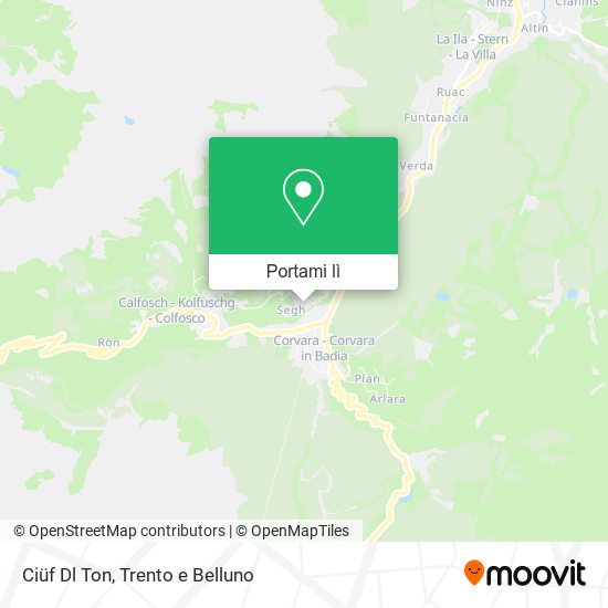 Mappa Ciüf Dl Ton