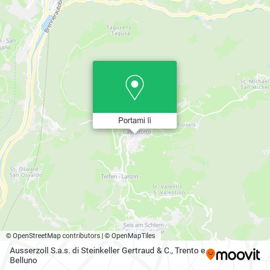 Mappa Ausserzoll S.a.s. di Steinkeller Gertraud & C.