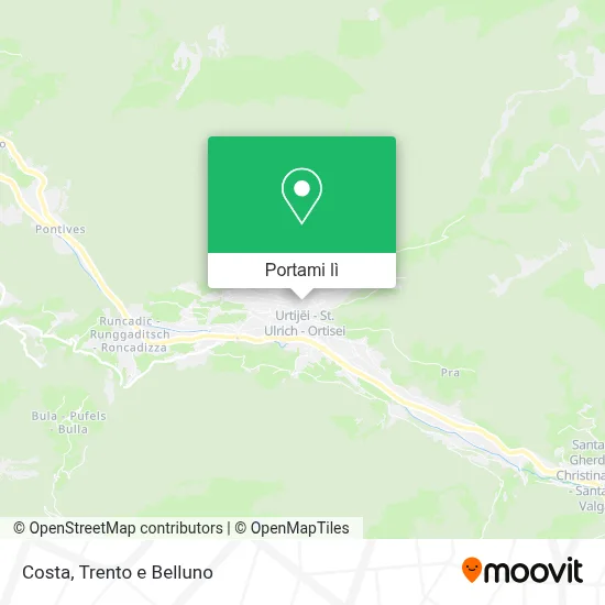 Mappa Costa