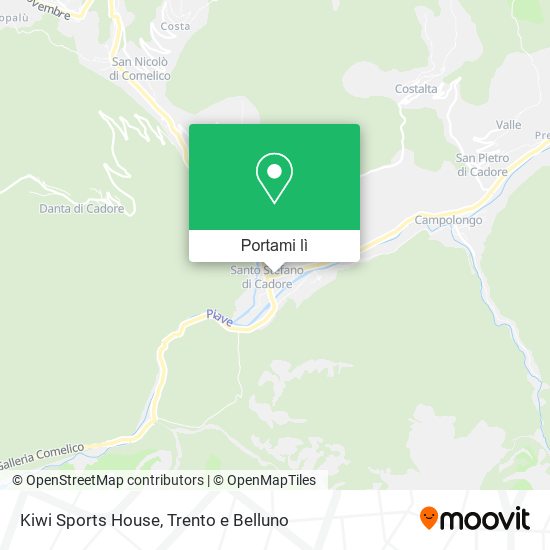 Mappa Kiwi Sports House