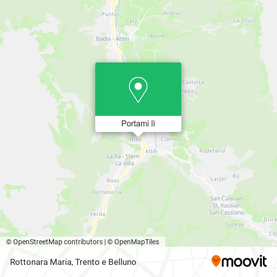 Mappa Rottonara Maria