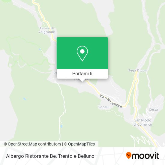 Mappa Albergo Ristorante Be